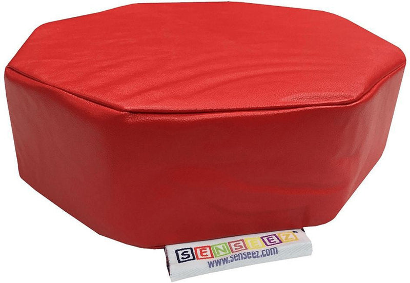 Vibrating Red Octagon Pillow Cushion, Learning SPACE