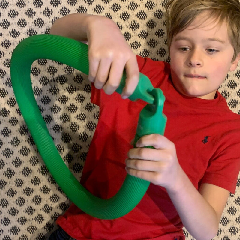 Vibrating Snake - Green Textured, Learning SPACE