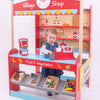 Village Shop Play Pretend-Bigjigs Toys,Gifts For 2-3 Years Old,Imaginative Play,Kitchens & Shops & School,Role Play,Stock,Wooden Toys-Learning SPACE