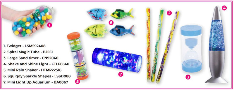 Visual Fun Sensory Box, Sensory toy Learning SPACE