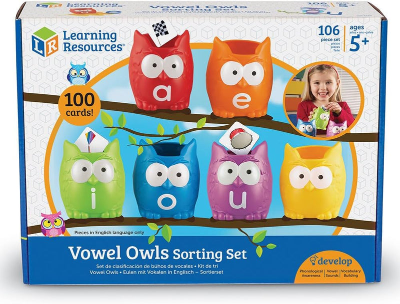 Vowel Owls™ Sorting Set, Learning SPACE