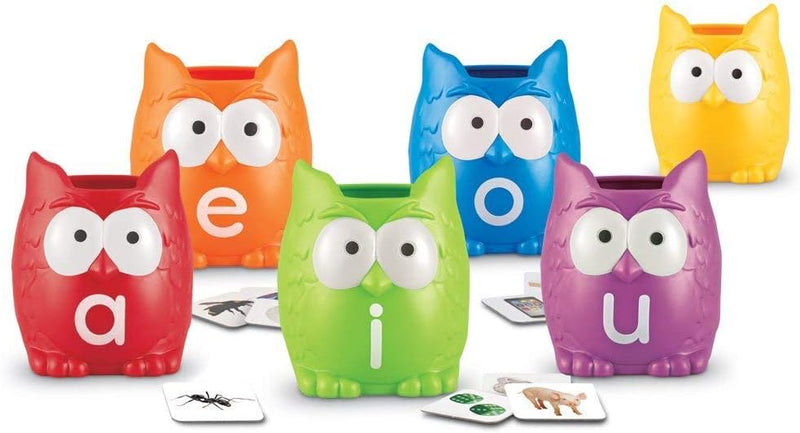 Vowel Owls™ Sorting Set, Learning SPACE