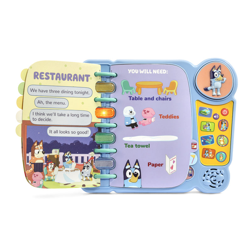 Vtech Bluey's Book of Games, Learning SPACE