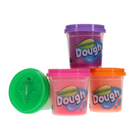 Play Dough with Mould Lid 4x140g Pots