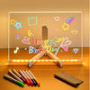 Acrylic LED Message Board (inc 7 markers) - 200x300mm, Learning SPACE