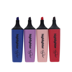 Proscribe Pack of 4 Highlighter Pens, Stationery Learning SPACE