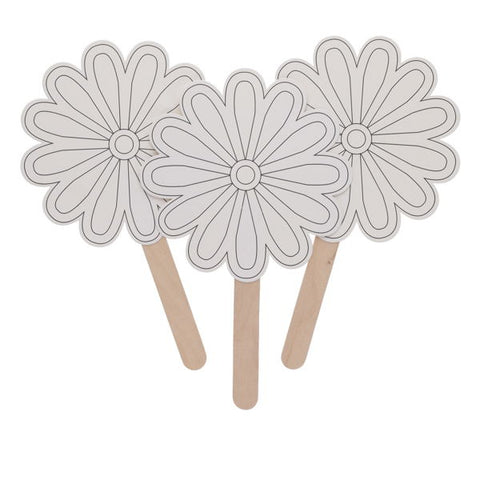 Make Your own Lollipop Flower Fan. Pack of 10