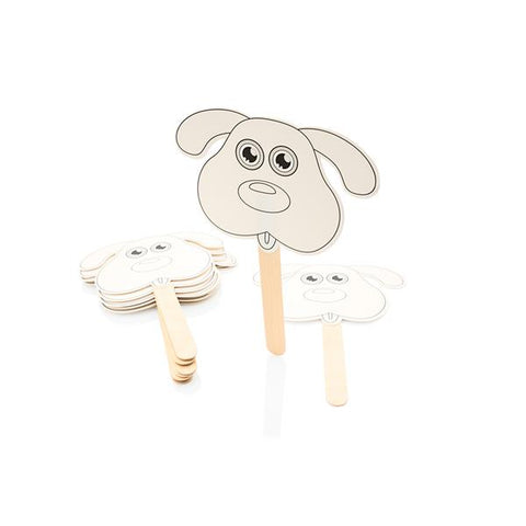 Make Your own Lollipop Dog Fan Pack of 10