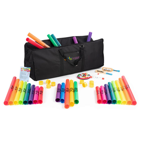 Wak-a-Tubes 30 Player Classroom Pack-Musical Toys-AllSensory,Calmer Classrooms,Classroom Packs,Early Years Musical Toys,Helps With,Music,Percussion Plus,Primary Music,Sensory Seeking,Sound Equipment,Stock-Learning SPACE