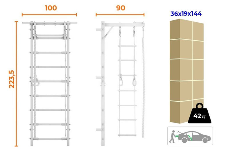 Wall Bars Trick Gymnastics Ladder, Exercise Learning SPACE
