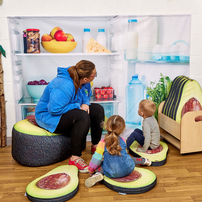 Wall Hanging Fridge Backdrop, Learning SPACE