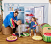 Wall Hanging Kitchen Backdrop, Learning SPACE