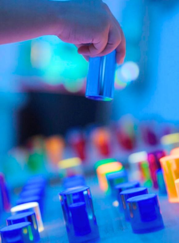 Wall Hanging Sensory Light Panel with Acrylic Rods, Learning SPACE