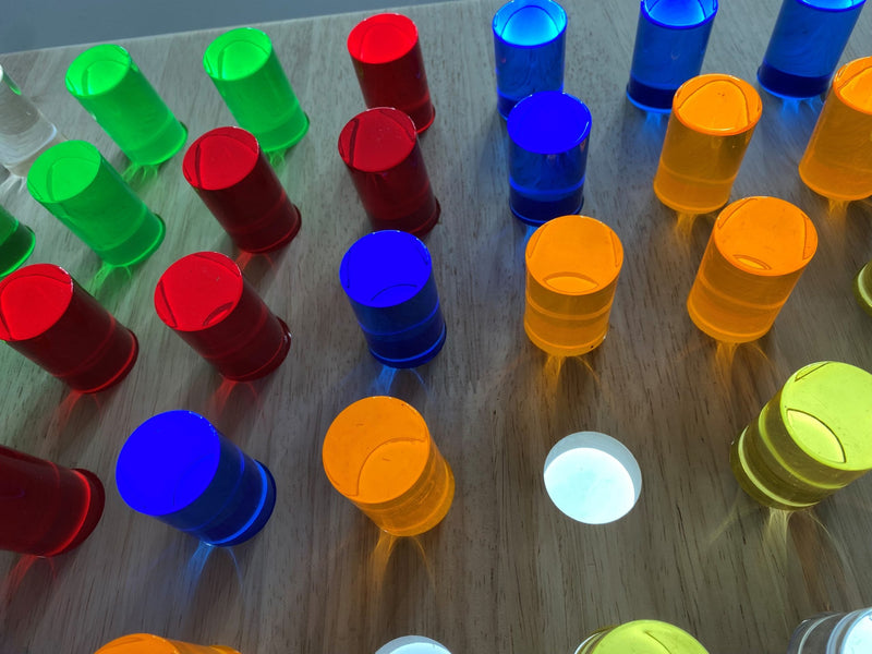 Wall Hanging Sensory Light Panel with Acrylic Rods, Learning SPACE