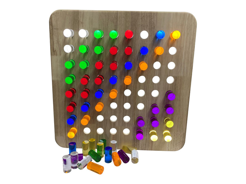 Wall Hanging Sensory Light Panel with Acrylic Rods, Learning SPACE