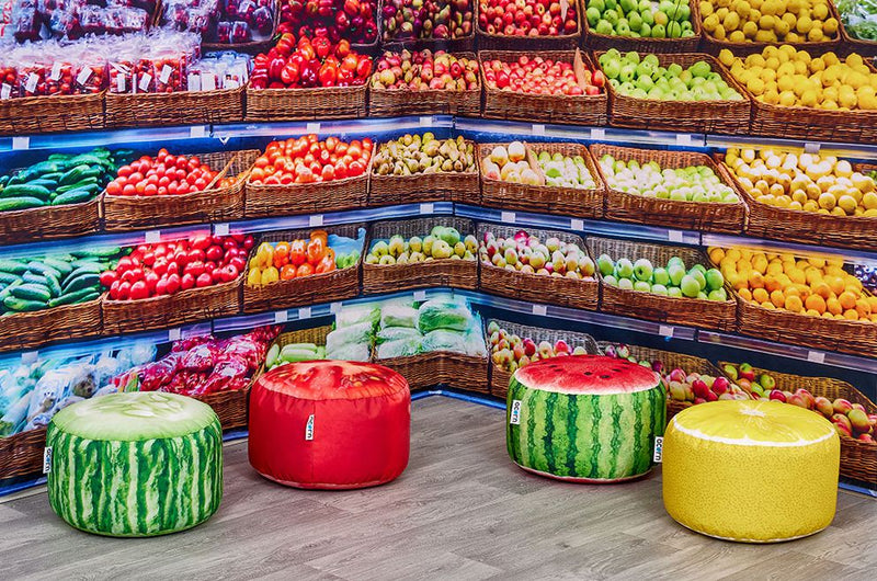 Wall Hanging Supermarket Backdrop, Learning SPACE