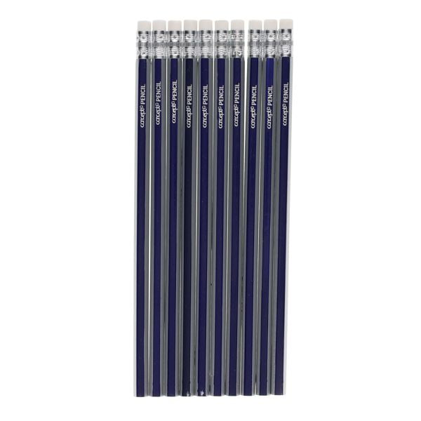 Wallet of 10 HB Rubber Tipped Pencils by Proscribe, Learning SPACE