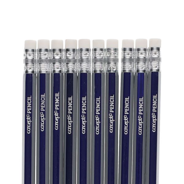 Wallet of 10 HB Rubber Tipped Pencils by Proscribe, Learning SPACE
