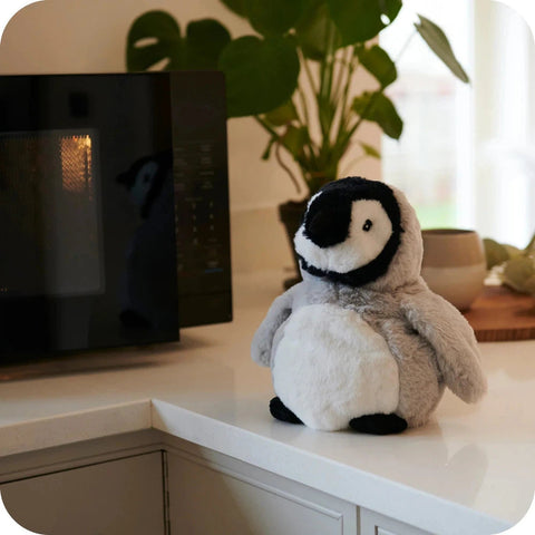 Warmies® - Baby Penguin-AllSensory, Baby Sensory Toys, Calming and Relaxation, Comfort Toys, Gifts For 2-3 Years Old, Helps With, Interoception, Sensory Processing Disorder, Sensory Seeking, Sensory Smells, Stock, Teen Sensory Weighted & Deep Pressure, Toys for Anxiety, Warmies, Weighted & Deep Pressure-Learning SPACE