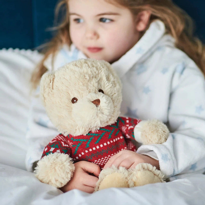 Warmies® Christmas Jumper Bear, Stuffed Toys Learning SPACE