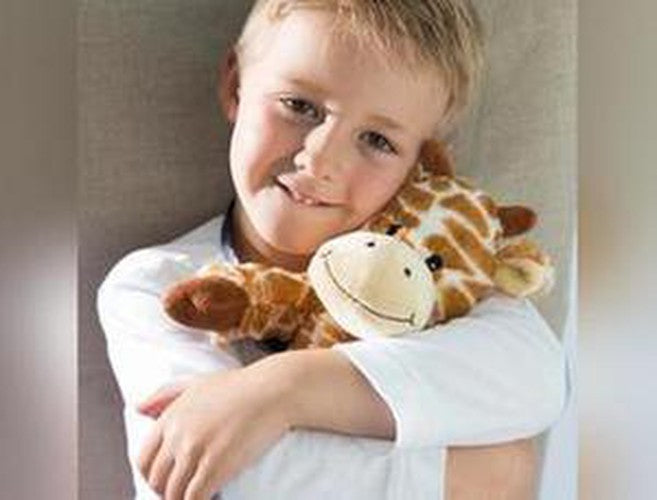 Warmies® Giraffe | Heatable Sensory Toy for Comfort, Stuffed Toys Learning SPACE