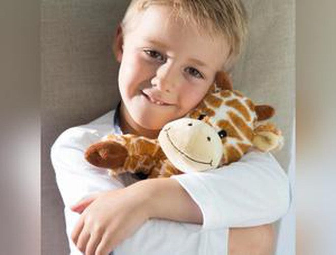 Warmies® Giraffe | Heatable Sensory Toy for Comfort, Stuffed Toys Learning SPACE