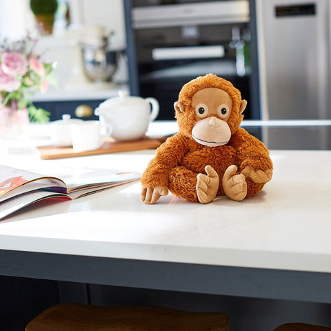 Warmies® - Orangutan-AllSensory, Baby Sensory Toys, Calming and Relaxation, Comfort Toys, Core Range, Gifts For 2-3 Years Old, Gifts For 3-5 Years Old, Helps With, Interoception, Sensory Processing Disorder, Sensory Seeking, Sensory Smells, Stock, Toys for Anxiety, Warmies-Learning SPACE