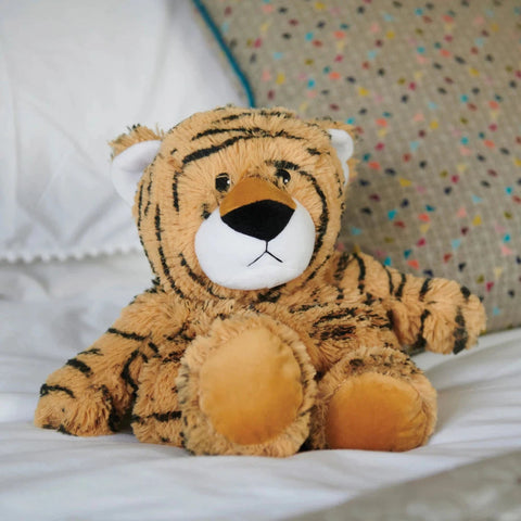 Warmies® - Tiger-ADD/ADHD,AllSensory,Baby Sensory Toys,Calming & Anxiety,Calming and Relaxation,Christmas,Comfort Toys,Games & Toys,Gifts For 2-3 Years Old,Helps With,Interoception,Plush,Sensory Processing Disorder,Sensory Seeking,Sensory Smells,Stock,Teen Sensory Weighted & Deep Pressure,Warmies,Weighted & Deep Pressure-Learning SPACE