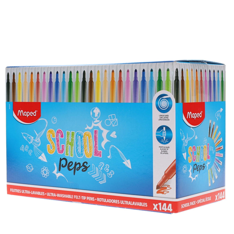 Washable Markers X 144 School Pack, Learning SPACE
