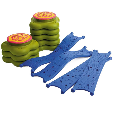 Water Lily Balance Equipment Set-Balancing Equipment, Gross Motor and Balance Skills, Stepping Stones-KM2012-Learning SPACE