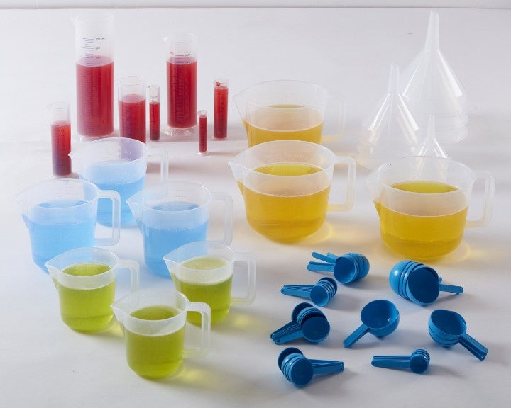 Water Tray Measuring Set (60Pcs)-Cosy Direct,Early Science,Science,Science Activities,Water & Sand Toys-Learning SPACE