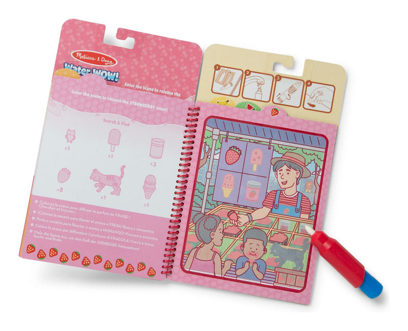 Water Wow! Fruit Scented Water Colouring Pad, Learning SPACE