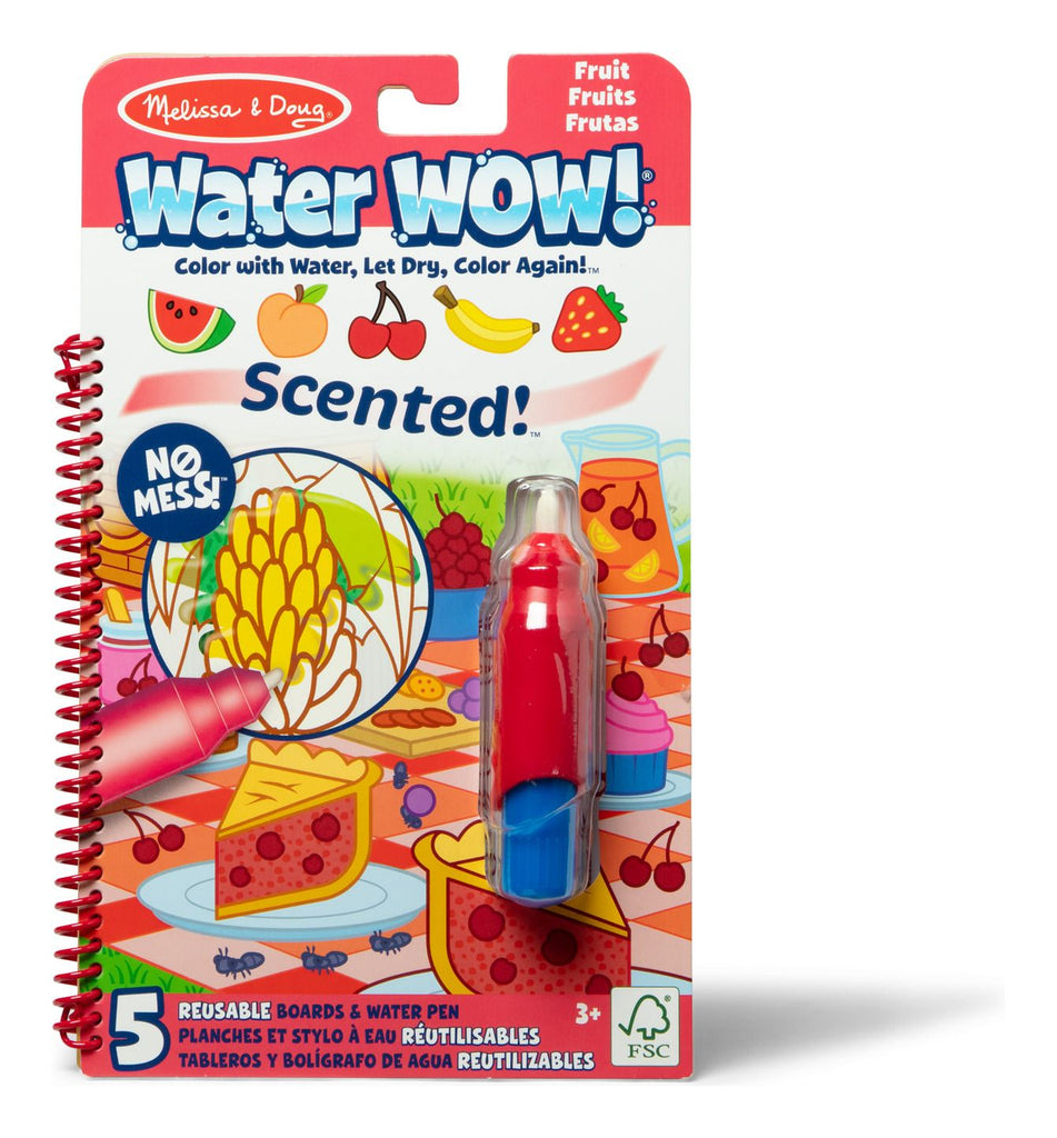 Water Wow! Fruit Scented Water Colouring Pad, Learning SPACE