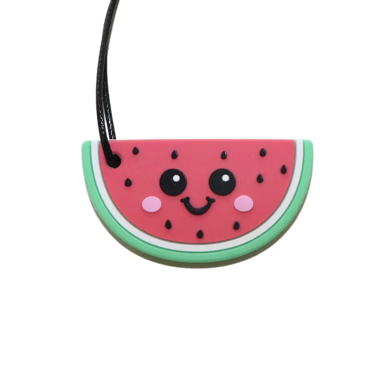 Watermelon Chew Pendant - Soft, Chew Aids Learning SPACE
