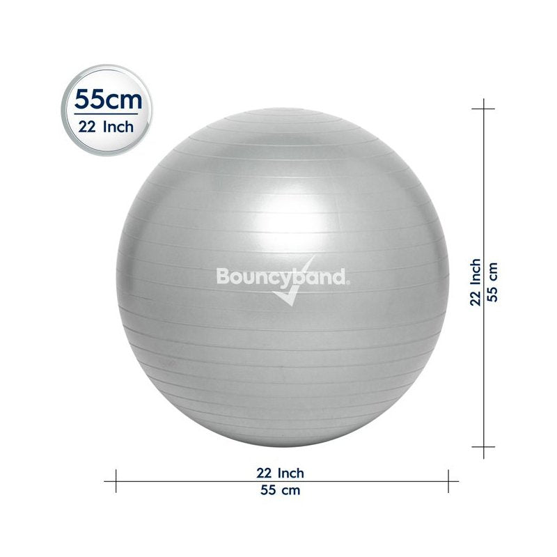 Weighted Ball Seat - 55cm Silver - By Bouncyband®, Learning SPACE
