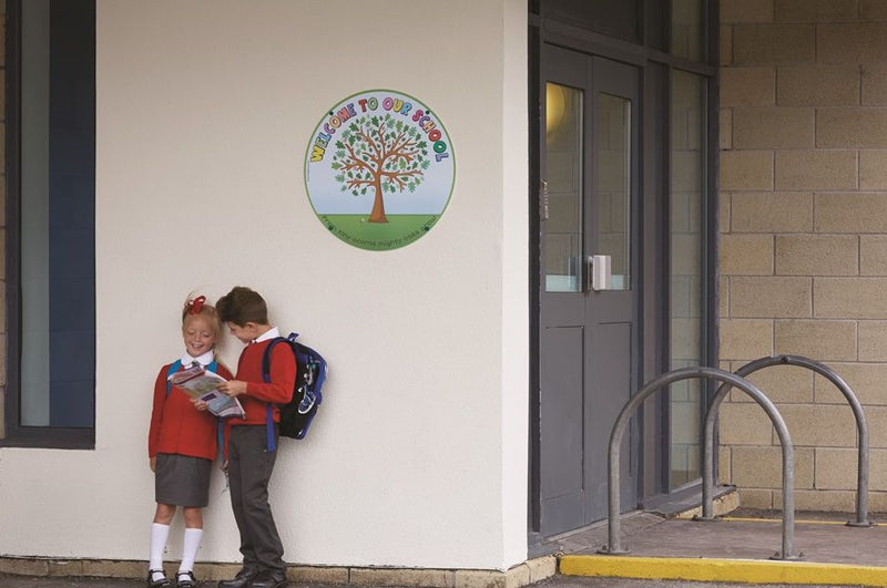 Welcome - Tree Outdoor Sign, Learning SPACE