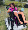 Wheelchair Platform Swing (Includes Frame)-Adapted Outdoor play,Dropship,Outdoor Swings,Stock,Teen & Adult Swings,Vestibular-VAT Exempt-TFH8WHSW-Learning SPACE