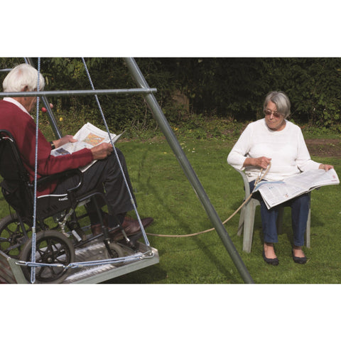 Wheelchair Platform Swing Only (Excluding Swing Frame) - Platform only (Excludes Frame)-Adapted, Adapted Outdoor play, Outdoor Furniture, Outdoor Swings, Wheelchair--Learning SPACE