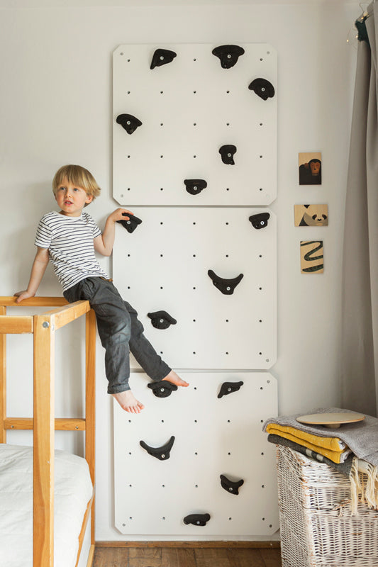 White 3 Part Indoor Climbing Wall, Learning SPACE