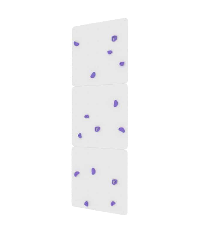White 3 Part Indoor Climbing Wall, Violet Learning SPACE