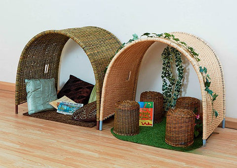 Wicker Arch Medium (2Pk)-Arches, Cosy Direct, Nooks, Wellbeing Furniture, Wicker & Willow Dens-Learning SPACE