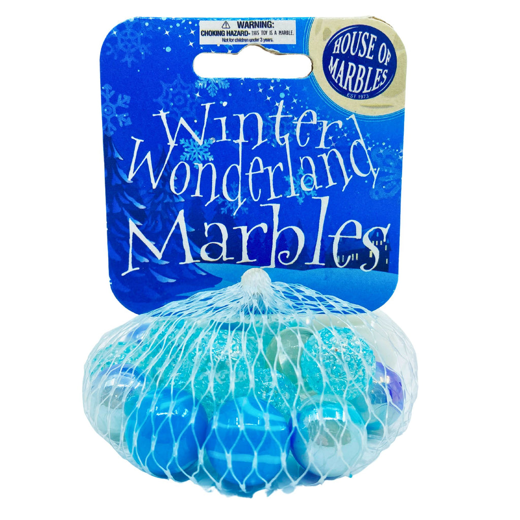 Winter Wonderland Net Bag of Marbles, Learning SPACE