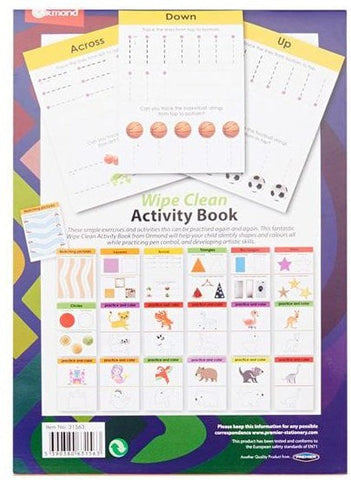 Wipe Clean Activity Book - Dot To Dot-Arts & Crafts,Drawing & Easels,Early Arts & Crafts,Early Years Books & Posters,Early Years Literacy,Ormond,Primary Travel Games & Toys,Stock-Learning SPACE