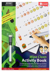 Wipe Clean Activity Book - Money-Calmer Classrooms,Early Years Maths,Helps With,Life Skills,Maths,Money,Ormond,Primary Maths,Primary Travel Games & Toys,S.T.E.M,Stock-Learning SPACE