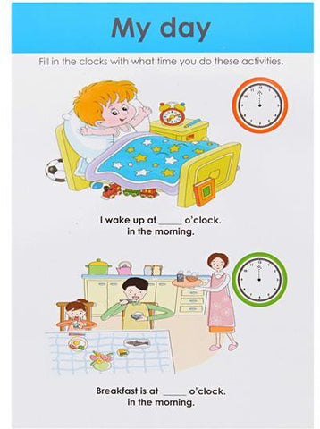 Wipe Clean Activity Book - Time-Calmer Classrooms,Early Years Maths,Helps With,Life Skills,Maths,Ormond,Primary Maths,S.T.E.M,Stock,Time,Transitioning and Travel-Learning SPACE