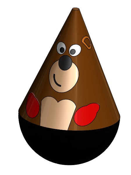 Wobbly Characters Teetering Softplay Characters, Bear Learning SPACE