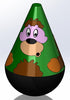 Wobbly Characters Teetering Softplay Characters, Monkey Learning SPACE