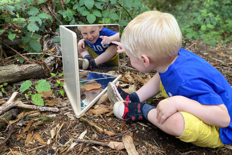 Wooden 4-Way Mirror, Learning SPACE