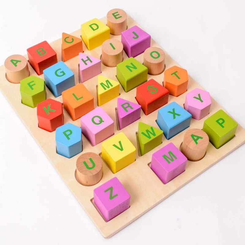 Wooden Alphabet in tray, Learning SPACE