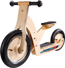 Wooden Balance Bike/Scooter-Baby Ride On's & Trikes, Balance Bikes, Early Years. Ride On's. Bikes. Trikes, Gross Motor and Balance Skills, Ride & Scoot, Ride On's. Bikes & Trikes, Wooden Toys-475085-Learning SPACE